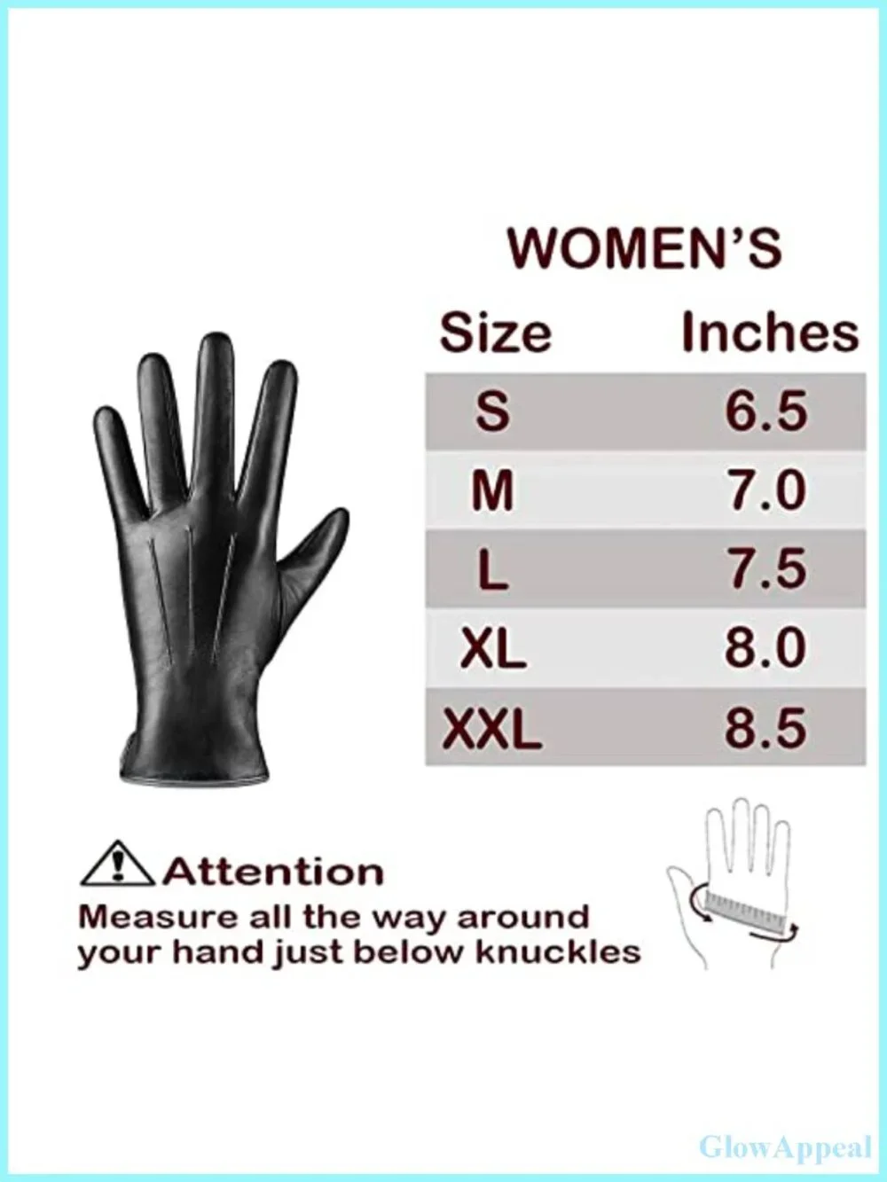 Women's Winter Leather Gloves Touchscreen Sheepskin Warm Wool Lined